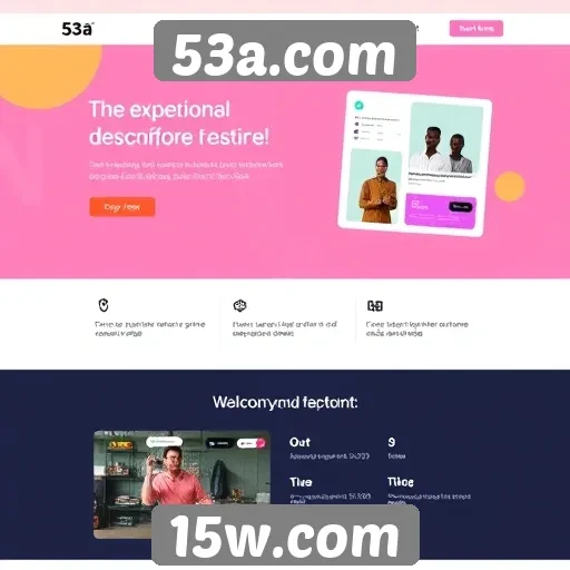 Análise da interface do usuário em 53a.com